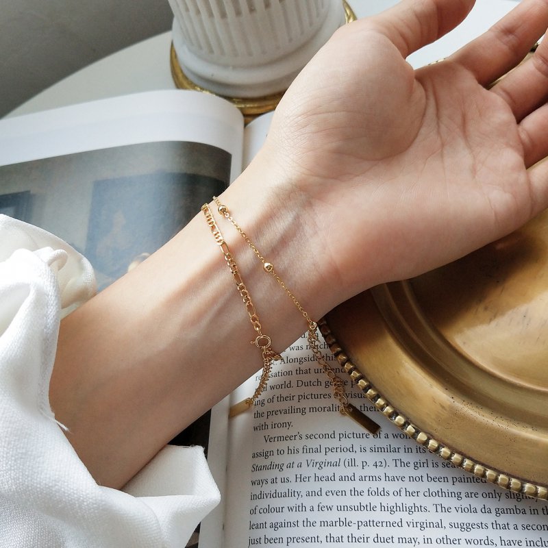 Stars with the same wild S925 sterling silver cross beads round beads bracelet bracelet