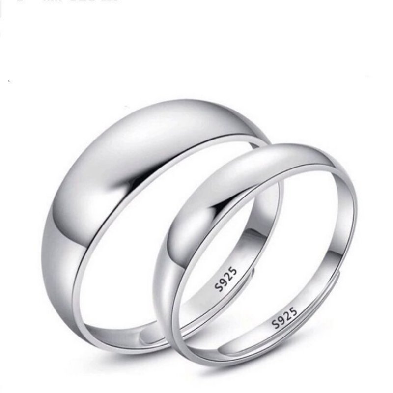 Stacked Rings Fashion Glossy Rings Live Wedding Rings Platinum Fashion Rings